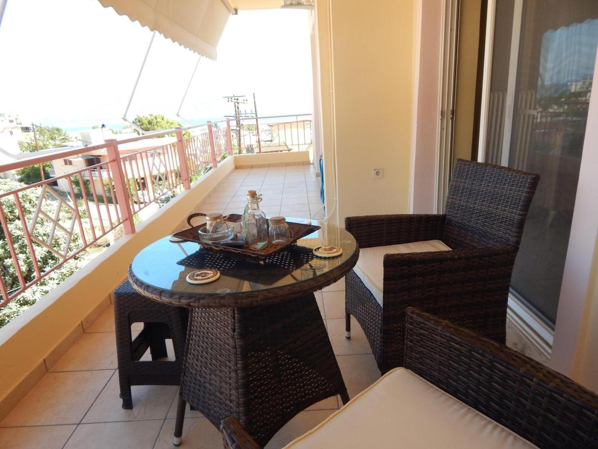 Angela'S Apartment With Beautiful Balcony View Agios Konstantinos  外观 照片